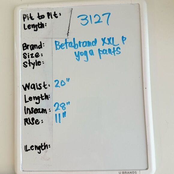 Betabrand Pin Stripe Professional Yoga Slacks - Women’s US XXL Petite - Picture 5 of 5